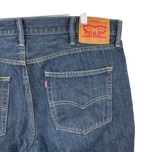 Levis 559 Relaxed Straight Leg Jeans Mens 38x30 Dark Wash Blue Denim 100% Cotton